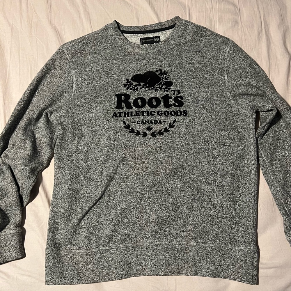 MENS ROOTS SALT N PEPPER HOODIE